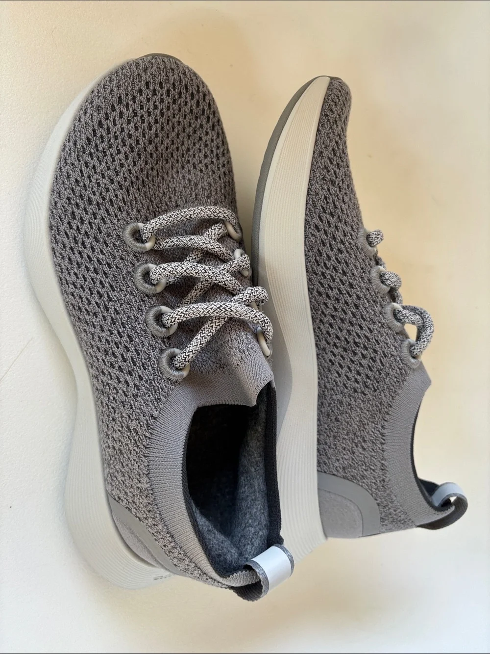 allbirds Dasher, women’s size 7, Grey Knit Slip-On Sneakers, new condition